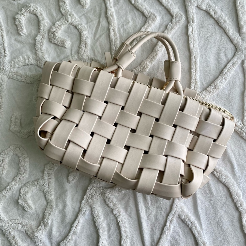 NWT Anthropologie Woven Bag
